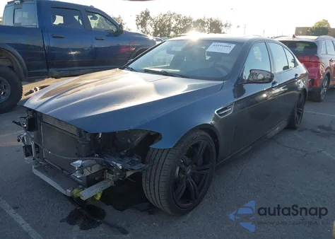 2014 BMW M5 from USA, damaged, VIN WBSFV9C5XED594015